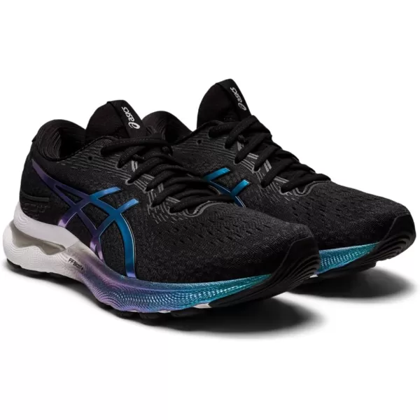 imageASICS Womens GelNimbus 24 Running ShoesBlackBlack