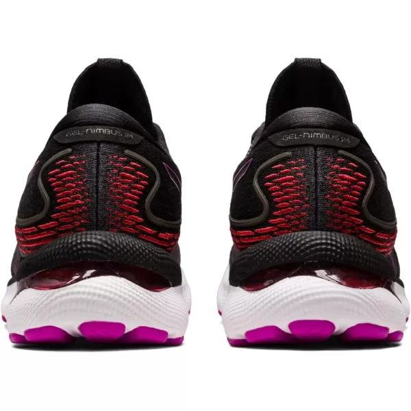 imageASICS Womens GelNimbus 24 Running ShoesBlackOrchid