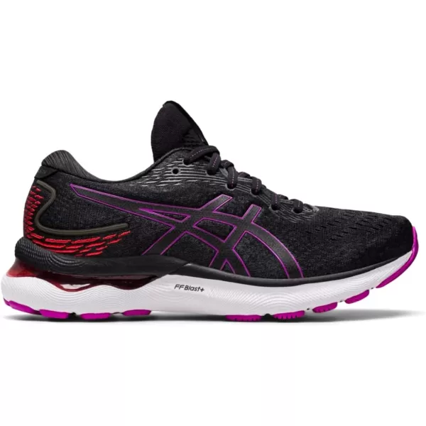 imageASICS Womens GelNimbus 24 Running ShoesBlackOrchid