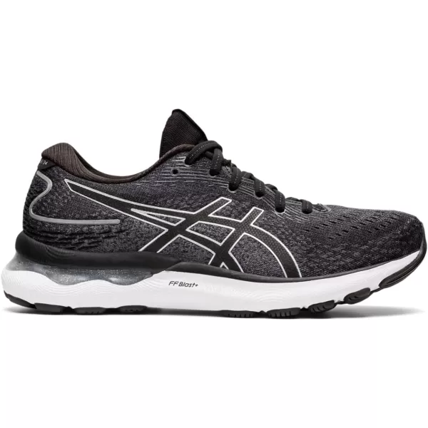 imageASICS Womens GelNimbus 24 Running ShoesBlackPure Silver