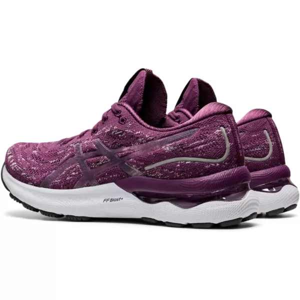 imageASICS Womens GelNimbus 24 Running ShoesDeep PlumRosequartz