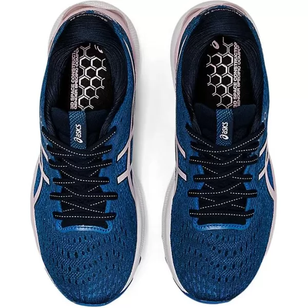 imageASICS Womens GelNimbus 24 Running ShoesFrench BlueBarely Rose