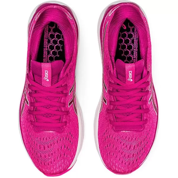 imageASICS Womens GelNimbus 24 Running ShoesFuchsia RedWhite