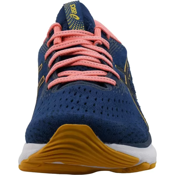 imageASICS Womens GelNimbus 24 Running ShoesMidnight BlueTiger Yellow