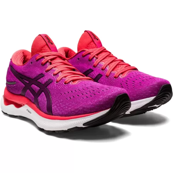 imageASICS Womens GelNimbus 24 Running ShoesOrchidBlack