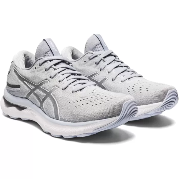 imageASICS Womens GelNimbus 24 Running ShoesPiedmont GreyWhite