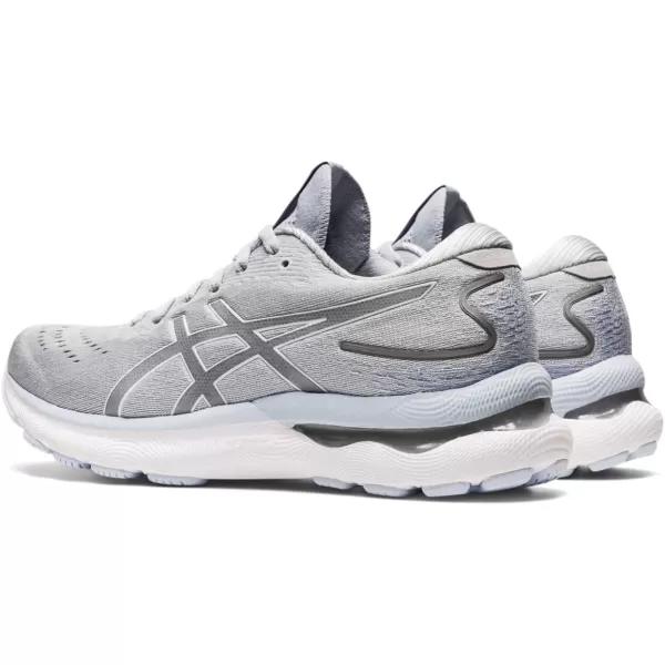 imageASICS Womens GelNimbus 24 Running ShoesPiedmont GreyWhite