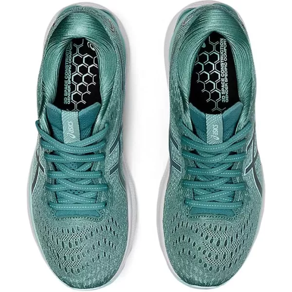 imageASICS Womens GelNimbus 24 Running ShoesSageClear Blue