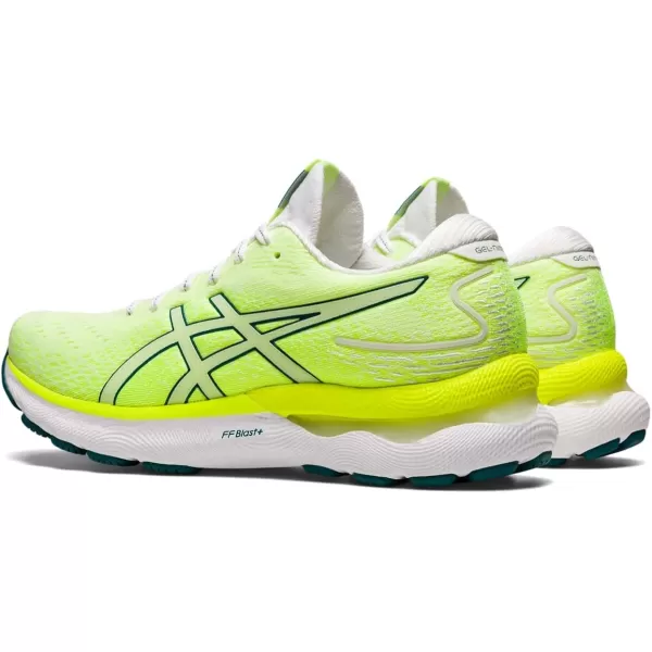 imageASICS Womens GelNimbus 24 Running ShoesWhiteVelvet Pine