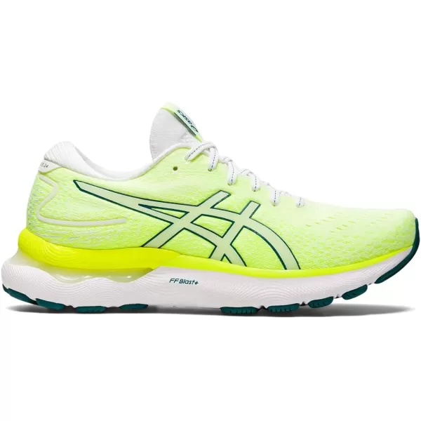 imageASICS Womens GelNimbus 24 Running ShoesWhiteVelvet Pine