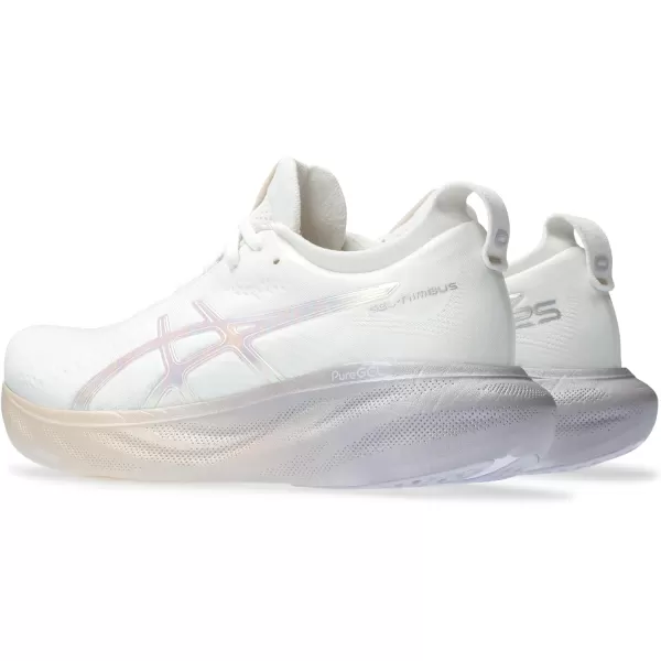 imageASICS Womens GelNimbus 25 Platinum Running ShoesWhiteRose Dust