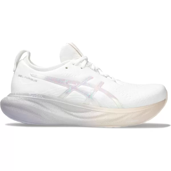 imageASICS Womens GelNimbus 25 Platinum Running ShoesWhiteRose Dust