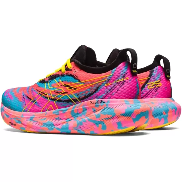 imageASICS Womens GelNimbus 25 Running ShoesAquariumVibrant Yellow