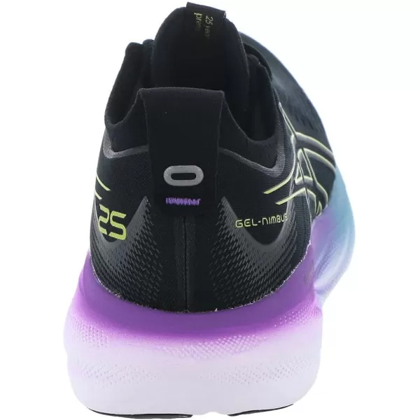imageASICS Womens GelNimbus 25 Running ShoesBlack Glow Yellow