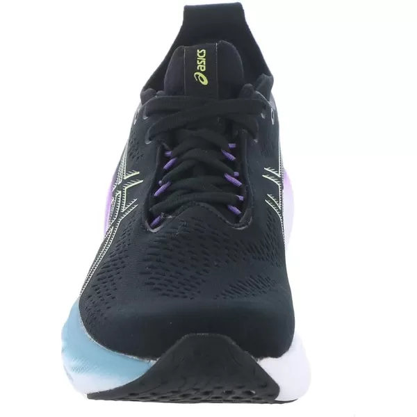 imageASICS Womens GelNimbus 25 Running ShoesBlack Glow Yellow