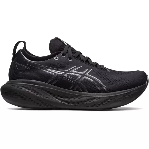 imageASICS Womens GelNimbus 25 Running ShoesBlackGraphite Grey