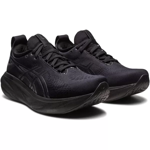 imageASICS Womens GelNimbus 25 Running ShoesBlackGraphite Grey