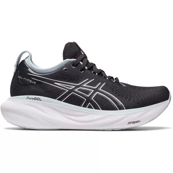 imageASICS Womens GelNimbus 25 Running ShoesBlackReborn Blue