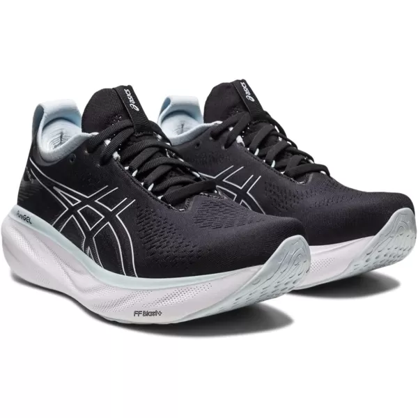 imageASICS Womens GelNimbus 25 Running ShoesBlackReborn Blue