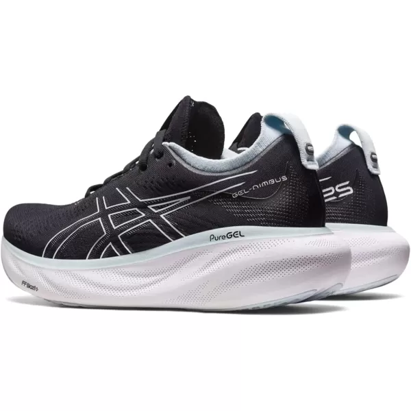 imageASICS Womens GelNimbus 25 Running ShoesBlackReborn Blue