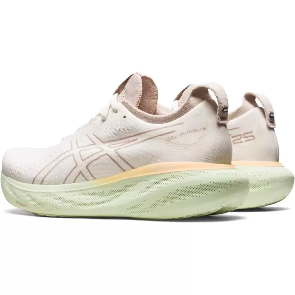 imageASICS Womens GelNimbus 25 Running ShoesCreamFawn