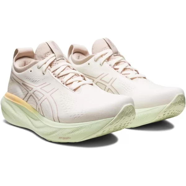 imageASICS Womens GelNimbus 25 Running ShoesCreamFawn