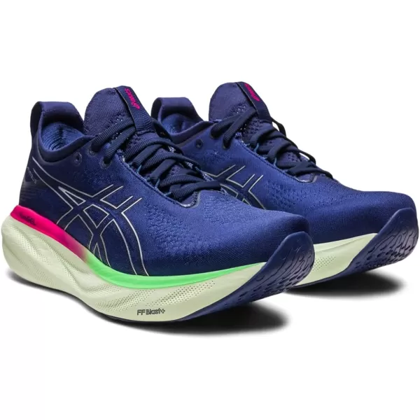 imageASICS Womens GelNimbus 25 Running ShoesIndigo BluePure Silver