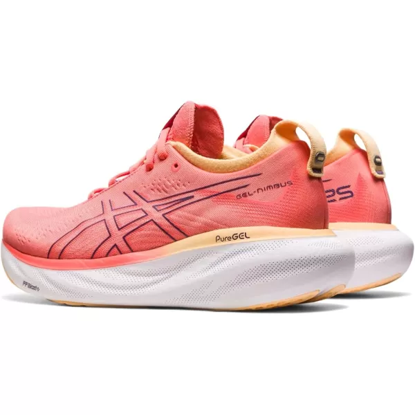 imageASICS Womens GelNimbus 25 Running ShoesPapayaDusty Purple