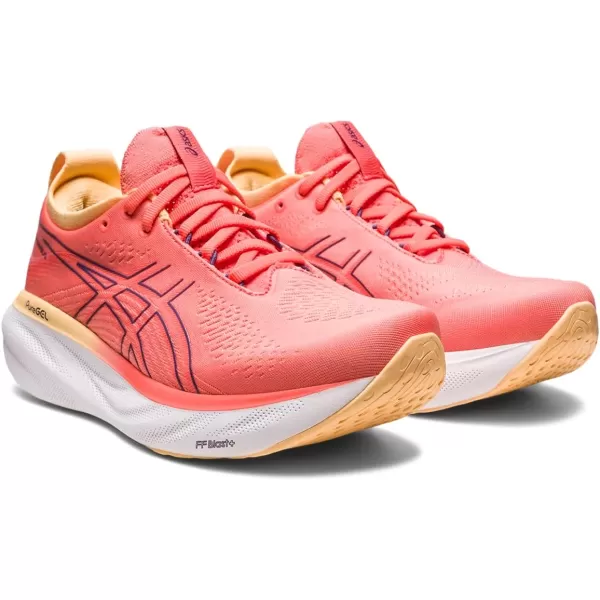 imageASICS Womens GelNimbus 25 Running ShoesPapayaDusty Purple