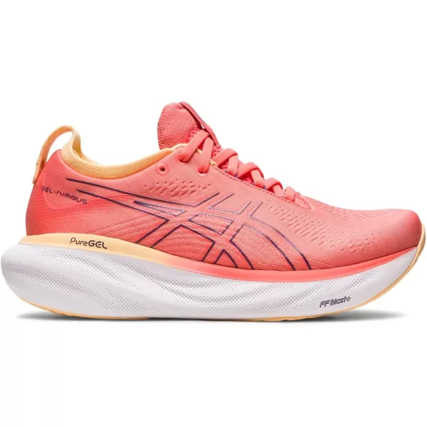 imageASICS Womens GelNimbus 25 Running ShoesPapayaDusty Purple