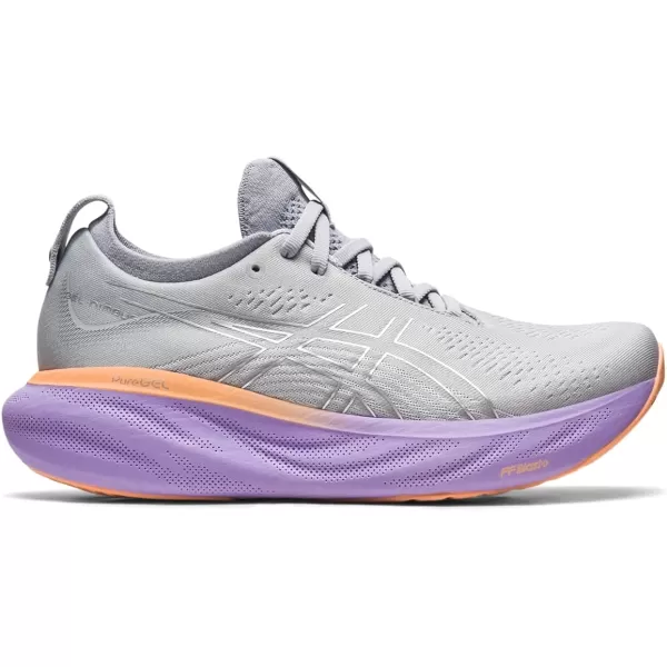 imageASICS Womens GelNimbus 25 Running ShoesPiedmont GreyPure Silver