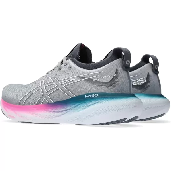 imageASICS Womens GelNimbus 25 Running ShoesSheet RockWhite