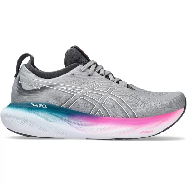 imageASICS Womens GelNimbus 25 Running ShoesSheet RockWhite