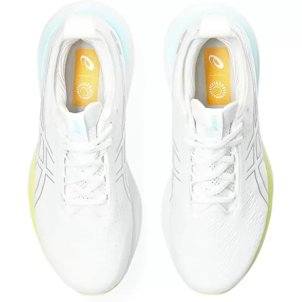imageASICS Womens GelNimbus 25 Running ShoesWhitePure Silver
