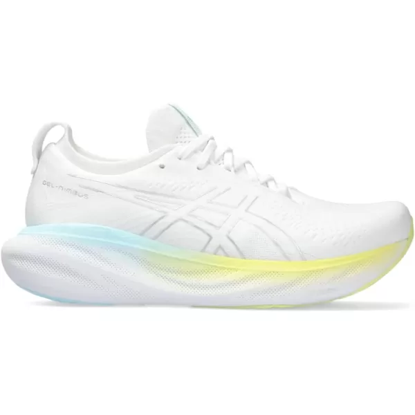 imageASICS Womens GelNimbus 25 RunningWhitePure Silver