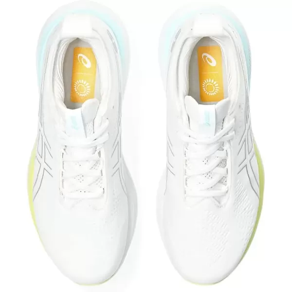 imageASICS Womens GelNimbus 25 RunningWhitePure Silver