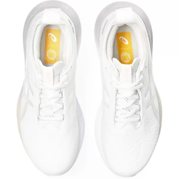 imageASICS Womens GelNimbus 25 RunningWhiteRose Dust