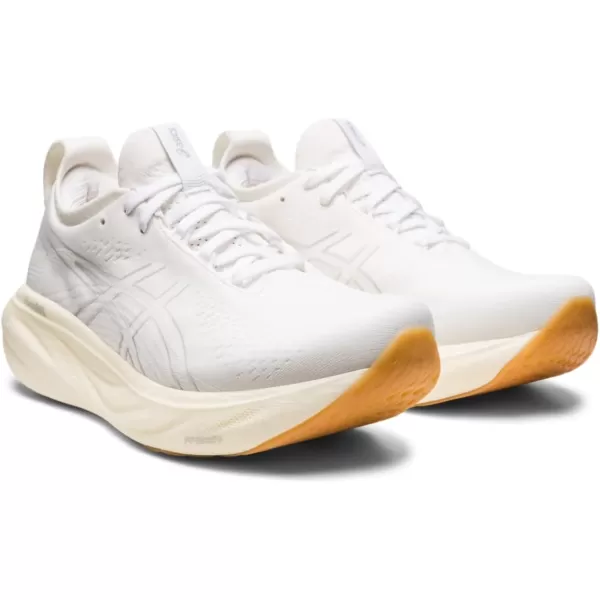 imageASICS Womens GelNimbus 25 RunningWhiteWhite