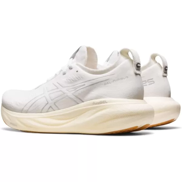imageASICS Womens GelNimbus 25 RunningWhiteWhite