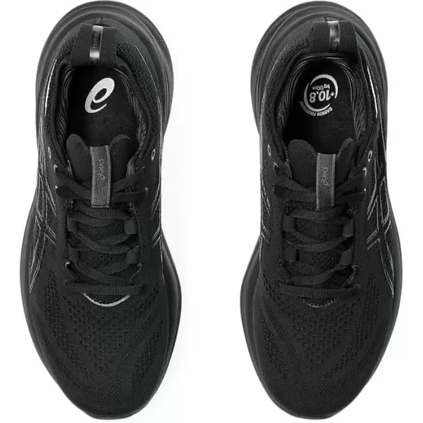 imageASICS Womens GelNimbus 26 Running ShoeBlackBlack