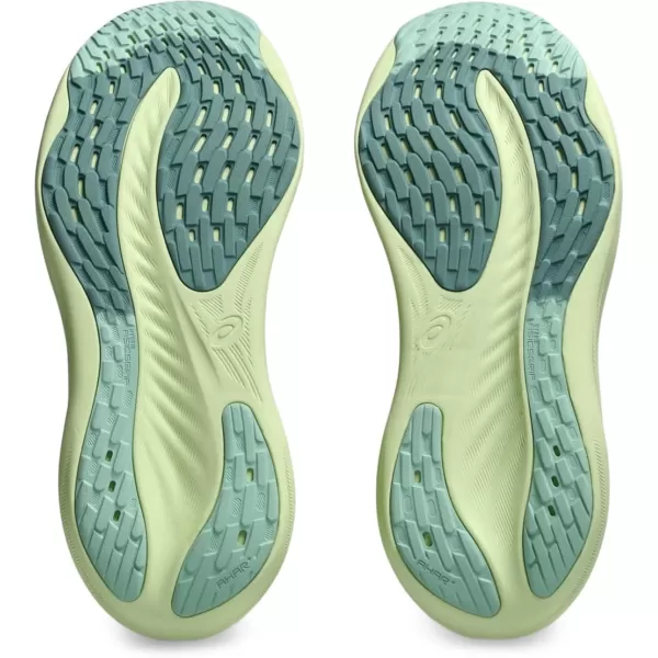 imageASICS Womens GelNimbus 26 Running ShoeBlackCool Matcha