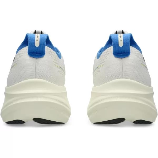 imageASICS Womens GelNimbus 26 Running ShoeCreamBlue Coast