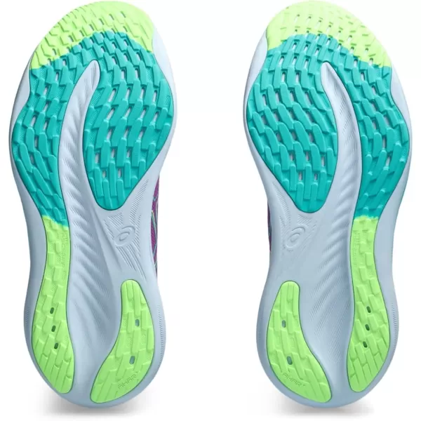 imageASICS Womens GelNimbus 26 Running ShoeLiteshowIlluminate Green