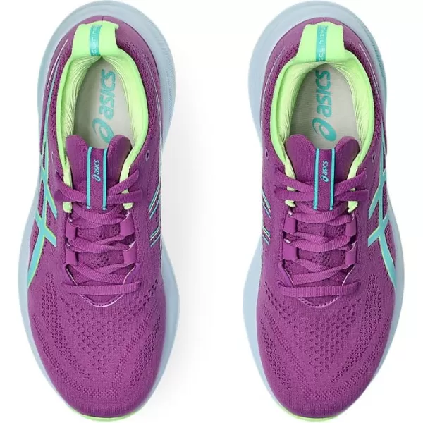 imageASICS Womens GelNimbus 26 Running ShoeLiteshowIlluminate Green