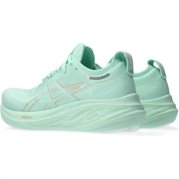 imageASICS Womens GelNimbus 26 Running ShoeMint TintPale Mint
