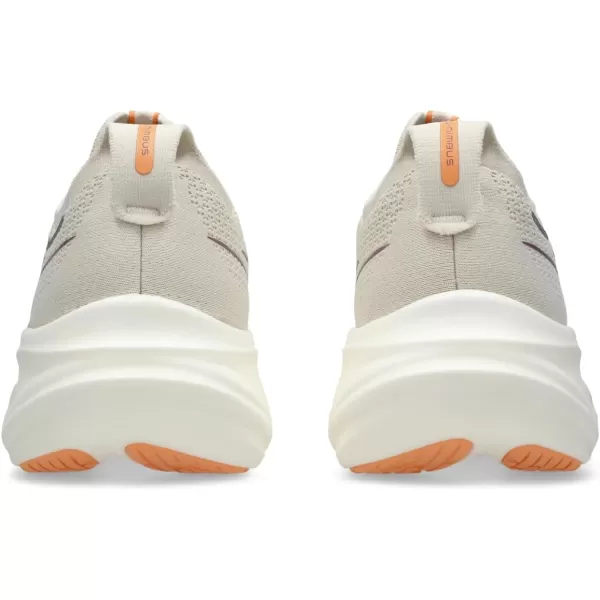 imageASICS Womens GelNimbus 26 Running ShoeOatmealFaded Orange