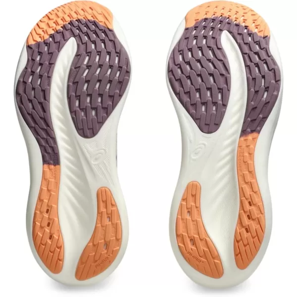 imageASICS Womens GelNimbus 26 Running ShoeOatmealFaded Orange