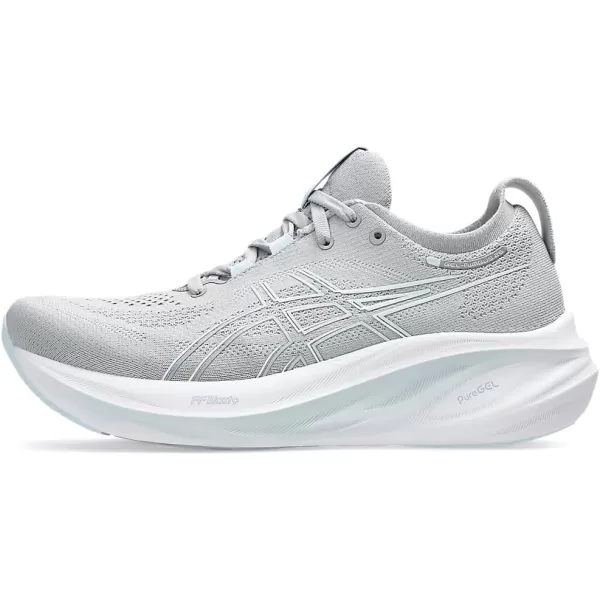 imageASICS Womens GelNimbus 26 Running ShoePiedmont GreyGrey Blue