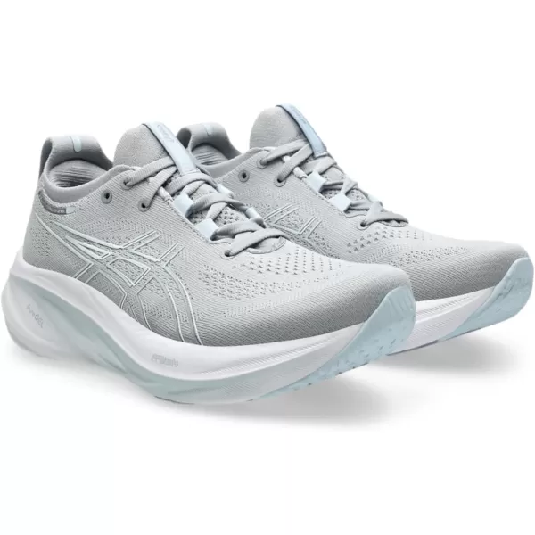 imageASICS Womens GelNimbus 26 Running ShoePiedmont GreyGrey Blue
