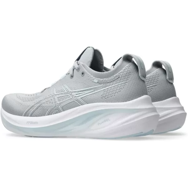 imageASICS Womens GelNimbus 26 Running ShoePiedmont GreyGrey Blue